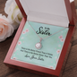 Eternal Hope Necklace for Sister From Sister | Custom Heart Design