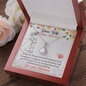 Wife Solitaire Necklace, Necklace for Wife, Silver Jewelry for Wife-If I know what love is | Custom Heart Design