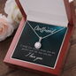 Girlfriend Solitaire Necklace, Promise Necklace, Elegant Necklace | Custom Heart Design