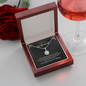 Girlfriend Solitaire Necklace, Promise Necklace, Elegant Necklace | Custom Heart Design