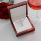 Eternal Hope Solitaire Necklace | Custom Heart Design