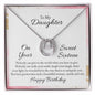 Daughter Pendant, Good luck Necklace | Custom Heart Design