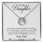 Daughter Pendant, Good luck Necklace | Custom Heart Design
