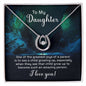 Daughter Pendant, Good luck Necklace | Custom Heart Design
