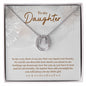 Daughter Pendant, Good luck Necklace | Custom Heart Design