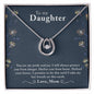 Daughter Pendant, Good luck Necklace | Custom Heart Design