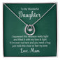 Daughter Pendant, Good luck Necklace | Custom Heart Design