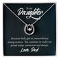 Daughter Pendant, Good luck Necklace | Custom Heart Design