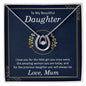 Daughter Pendant, Good luck Necklace from Mum - Custom Heart Design