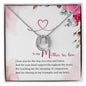 Mother in Law Silver Necklace-Your kind support - Custom Heart Design