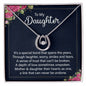 Daughter Pendant, Good luck Necklace | Custom Heart Design
