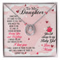 Daughter Pendant, Good luck Necklace | Custom Heart Design