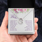 Mom Contemporary Silver Necklace-You're like no other - Custom Heart Design