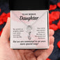 Daughter Pendant, Good luck Necklace | Custom Heart Design