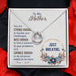 Mom Contemporary Silver Necklace-Just breathe - Custom Heart Design