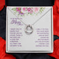 Mom Contemporary Silver Necklace-You're like no other - Custom Heart Design