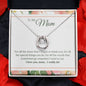 Mom Contemporary Silver Necklace-I really do love you! - Custom Heart Design