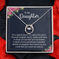 Daughter Pendant, Good luck Necklace | Custom Heart Design