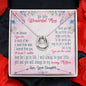 Mom Contemporary Silver Necklace-You gave me confidence | Custom Heart Design