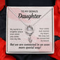 Daughter Pendant, Good luck Necklace | Custom Heart Design