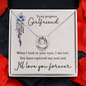 Girlfriend Horseshoe Necklace, Lucky In Love Silver Necklace for Girlfriend | Custom Heart Design