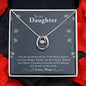 Daughter Pendant, Good luck Necklace | Custom Heart Design
