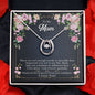 Mom Contemporary Silver Necklace-I am forever grateful - Custom Heart Design
