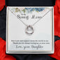 Bonus Mom Silver Necklace-Loving me as your own - Custom Heart Design
