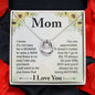 Mom Contemporary Silver Necklace-It's not easy - Custom Heart Design