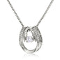 Lucky In Love Necklace for Sister | Custom Heart Design