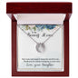 Bonus Mom Silver Necklace-Loving me as your own - Custom Heart Design