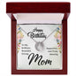 Mom Birthday Necklace - Custom Heart Design