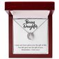 Daughter Pendant, Good luck Necklace | Custom Heart Design