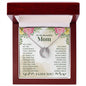 Mom Contemporary Silver Necklace-You gave me confidence | Custom Heart Design