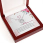 Mother in Law Silver Necklace-Your kind support - Custom Heart Design