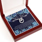 Mother in law Silver Necklace-Open arms & warm heart - Custom Heart Design