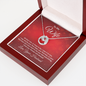 Lucky In Love Necklace for Wife | Custom Heart Design