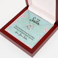 Lucky In Love Necklace for Sister | Custom Heart Design