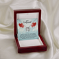 Lucky In Love Necklace for Girlfriend | Custom Heart Design