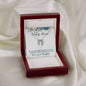 Bonus Mom Silver Necklace-Loving me as your own - Custom Heart Design