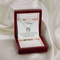 Mom Contemporary Silver Necklace-I really do love you! - Custom Heart Design