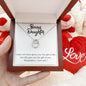 Daughter Pendant, Good luck Necklace | Custom Heart Design