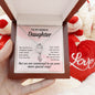 Daughter Pendant, Good luck Necklace | Custom Heart Design