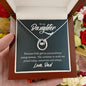 Daughter Pendant, Good luck Necklace | Custom Heart DesignPendant, Good luck Necklace from Dad - Custom Heart Design