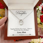 Daughter Pendant, Good luck Necklace | Custom Heart Design