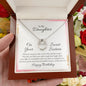 Daughter Pendant, Good luck Necklace | Custom Heart Design
