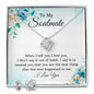 Soulmate Love Knot Jewelry Set-When I tell you I love you - Custom Heart Design