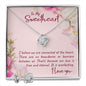 Soulmate Love Knot Jewelry Set-We are connected | Custom Heart Design