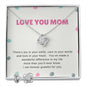 Mom Love Knot Jewelry Set-Love in your heart | Custom Heart Design
