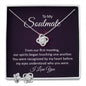 Soulmate Love Knot Jewelry Set-Our first meeting - Custom Heart Design